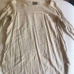 Beige Quarter length shirt